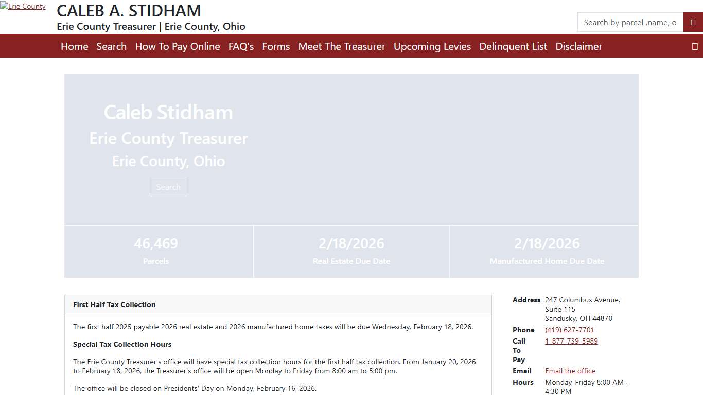 Erie County Treasurer